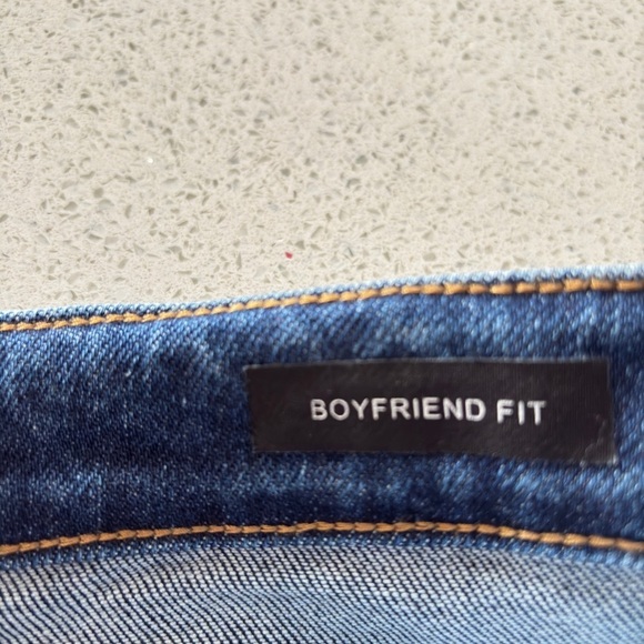 Judy Blue Jeans Women's  7 / 28 Blue Boyfriend Fit Distressed Floral Embroidered - Picture 15 of 16